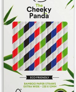 De fr&aelig;kke Panda Bamboo Paper Boble te suger&oslash;r
